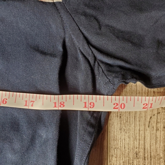 NWT BANANA REPUBLIC Men's Standard Fit Rayon Vacation Shirt Size Small Blue - Picture 6 of 16